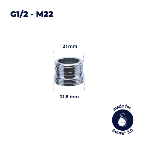 G1/2–M22 – Adapter do Kranów