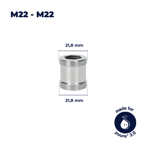M22–M22 – Adapter do Kranów (W zestawie)