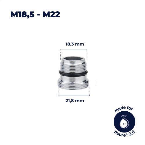 M18.5–M22 – Adapter do Kranów